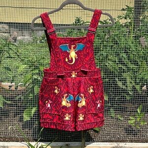 Blackmilk Pokémon shorts overalls